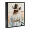 Stupell Industries Desert Cowgirl Glam Brand Framed Giclee Wall Art Design by Amanda Greenwood